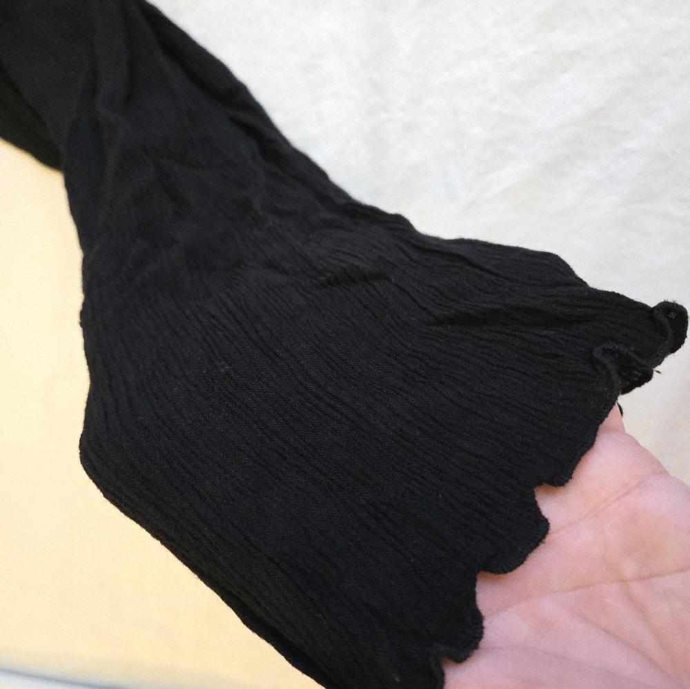 Free People Black Shipwreck Cove Fringed Mini Lace Dress (AHS Misty Day) EB3 - Picture 9 of 16